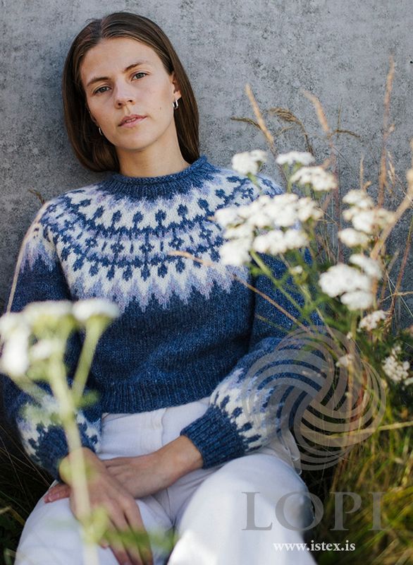 Kastali cropped - blå garnpakke
