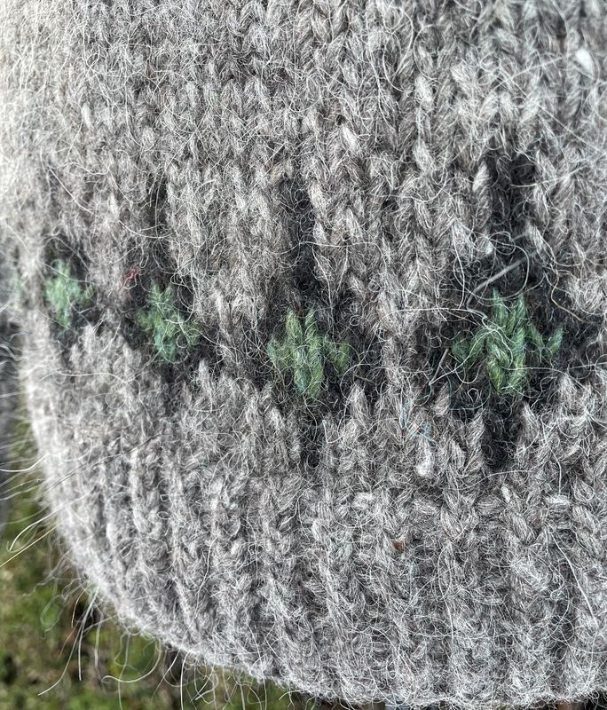 VILLMARKSGENSEREN grey heather-  garnpakke