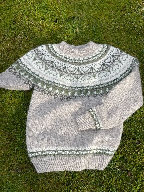 Alasuq mid-season - light beige - green  garnpakke