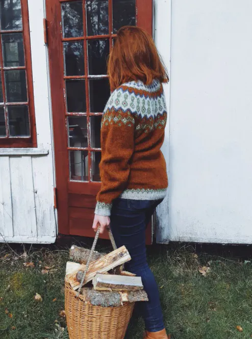 Hovedbilde Čoarvegiella Sommer - garnpakke rust