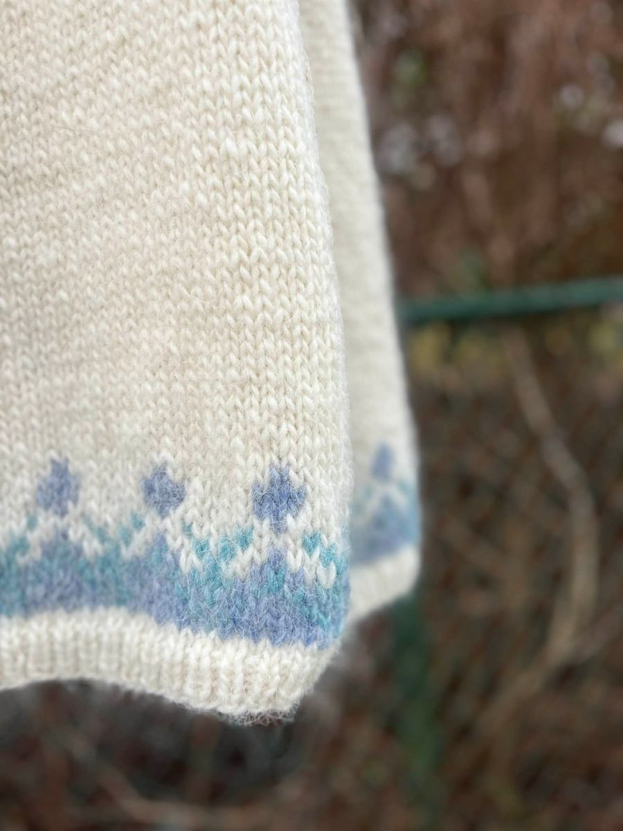 DALUR white - blue garnpakke