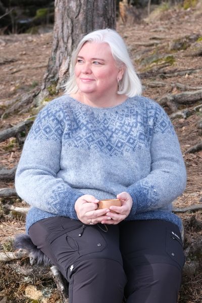 Hovedbilde Solsnu - Light blues blue garnpakke dame