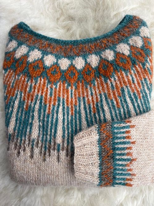 Hovedbilde Hopi genser straw - garnpakke  